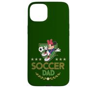 Custodia per iPhone 15 Plus Disney Soccer Dad Sports Minnie Mouse Father's Day Tee