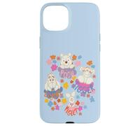 Custodia per iPhone 15 Plus Disney Winnie the Pooh Spring Easter Friendly Flower Faces