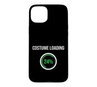 Custodia per iPhone 15 Plus Divertente costume caricamento dicendo 24 Please Wait