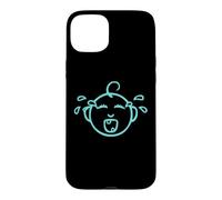 Custodia per iPhone 15 Plus DIVERTENTE E CARINO CRY BABY - PROGETTATO BAMBINO BLU CHE