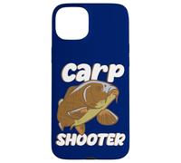 Custodia per iPhone 15 Plus Divertente Fish Hunter Carp Shooter Citazione Pesce D'acqua Dolce Fisher