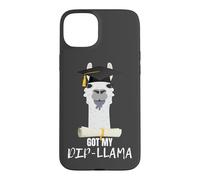 Custodia per iPhone 15 Plus Divertente laurea per lui e lei ha ottenuto il mio lama Dip-Llama
