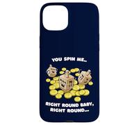 Custodia per iPhone 15 Plus Divertente maglietta ebraica Dreidel Spin Me Round Cute Hanukkah