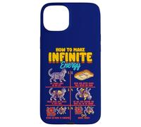 Custodia per iPhone 15 Plus Divertente Scienza Sarcasmo Ipotesi Infinite Energy Loop Cat