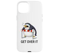 Custodia per iPhone 15 Plus Divertente simpatico cartone animato pinguino ostacolo salto fallito