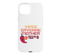 Custodia per iPhone 15 Plus Divertente Yipee Cayenne Madre Sarcastico Peperoncino Kiyay Edgy