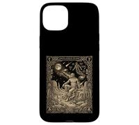 Custodia per iPhone 15 Plus Djinn Tarocco Carta Celeste Genio Deserto Mito