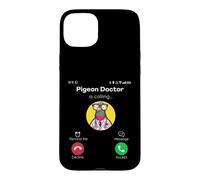 Custodia per iPhone 15 Plus Doctor Pigeon Calling Meme Racing Piccioni per Uomini Donne Bambini