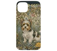 Custodia per iPhone 15 Plus Dolce Biewer Terrier in un vecchio giardino inglese