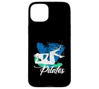 Custodia per iPhone 15 Plus donna, fare, bicicletta, crunch, posa, sport, fitness, pilates