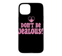 Custodia per iPhone 15 Plus Don't Be Jealous Retro Pink Citazione Grafica