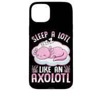 Custodia per iPhone 15 Plus Dormi un sacco come un axolotl