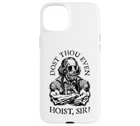 Custodia per iPhone 15 Plus Dost Thou Even Hoist Sir? Divertente Shakespeare Shades Gym Citazione