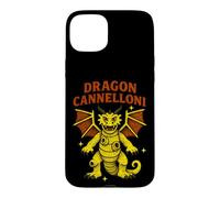 Custodia per iPhone 15 Plus Dragon Cannelloni - Divertente meme gergale italiano Brainrot Pasta