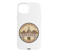 Custodia per iPhone 15 Plus Dresda Florenz An Der Elbe Distintivo Architettura Tedesca