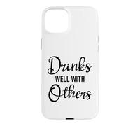 Custodia per iPhone 15 Plus Drinks Well With Others Womens Funny Drinking Friends Drunk