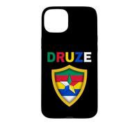 Custodia per iPhone 15 Plus Drusi, Siria, Libano, Suwayda, bandiera drusa, bandiera dei drusi