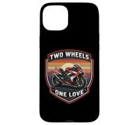 Custodia per iPhone 15 Plus Due ruote One Love Street Motrocycle Motociclo Rider Biker