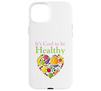 Custodia per iPhone 15 Plus È bello essere sani -Love Vegan, Animal Vegetarian Peace
