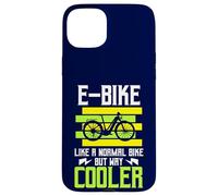 Custodia per iPhone 15 Plus E-Bike come una normale bici ma molto più fresca Ebike Bicycle Humor