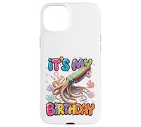 Custodia per iPhone 15 Plus È il mio compleanno calamaro gigante