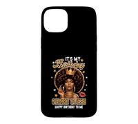 Custodia per iPhone 15 Plus È il mio compleanno giugno maggio Gemini Queen donne afroamericane