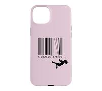 Custodia per iPhone 15 Plus ean code girl altalena out of the box extra LOL nero