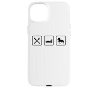 Custodia per iPhone 15 Plus Eat Sleep Tölt - Cavallo islandese