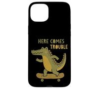 Custodia per iPhone 15 Plus Ecco che arriva il problema Crocodile Skateboard Skateboard