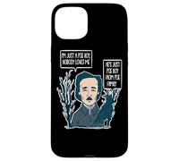 Custodia per iPhone 15 Plus Edgar Allan Poe Raven Letteratura gotica Poesia macabra