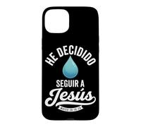 Custodia per iPhone 15 Plus Egli Decidido Seguir A Jesús Battesimo spagnolo Cristianos Preghiera