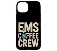 Custodia per iPhone 15 Plus EMS Coffee Crew Paramedico EMT Primo soccorritore
