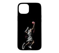 Custodia per iPhone 15 Plus Enjoy Cool Basketball Slam Dunk Illustration Graphic Designs
