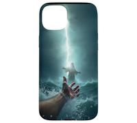 Custodia per iPhone 15 Plus Epic Bible Story Christian Graphic - Jesus Saving Peter