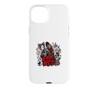 Custodia per iPhone 15 Plus Erik Il guerriero rosso vichingo norreno leggenda