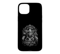 Custodia per iPhone 15 Plus Estetica dell'imperatrice asiatica imperiale del trono di seta