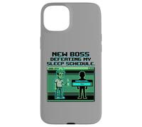 Custodia per iPhone 15 Plus Expecting Dad Gamer New Boss Sleep Schedule