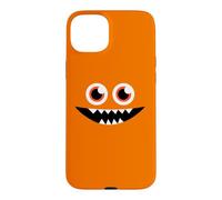 Custodia per iPhone 15 Plus Eyeball Funny Monster Face Graphic Halloween Costume