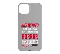 Custodia per iPhone 15 Plus Fan del film horror introverso Divertente umorismo oscuro