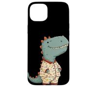 Custodia per iPhone 15 Plus Fantastico look dinosauro per gli amanti del pigiama e degli indumenti da notte