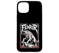 Custodia per iPhone 15 Plus Fenrir Mitologia Norrena Lupo vichingo Guerriero Nordico Leggenda