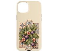 Custodia per iPhone 15 Plus Fichi Greci Piastrelle Mosaico Mediterraneo Antico