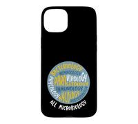 Custodia per iPhone 15 Plus Filiali della scienza della microbiologia, scienziato microbiologo