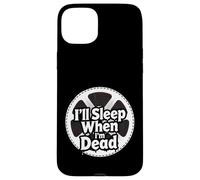 Custodia per iPhone 15 Plus Filmmaker Editor Horror Movie I'll Sleep When I'm Dead
