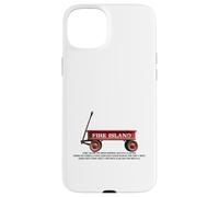 Custodia per iPhone 15 Plus Fire Island retrò carro rosso spiaggia estate vacanza amico