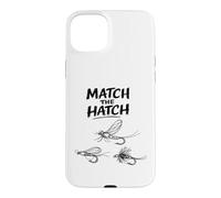 Custodia per iPhone 15 Plus Fly Tying Life Morsa da banco Trota Streamer Match the Hatch