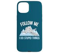 Custodia per iPhone 15 Plus Follow Me I Do Stupid Things Sci Polvere Divertente