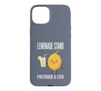 Custodia per iPhone 15 Plus Fondatore e CEO dello stand Lemonade Stand di limonata al succo di limone