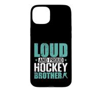 Custodia per iPhone 15 Plus Forte E Orgoglioso Hockey Brother Ice Rink