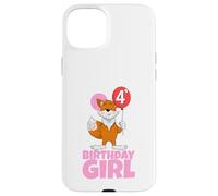 Custodia per iPhone 15 Plus Fox Lover Themed Party 4 Year Old Girls